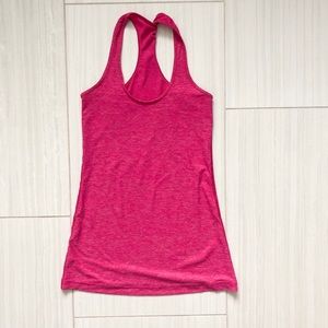 Lululemon hot pink racer back tank